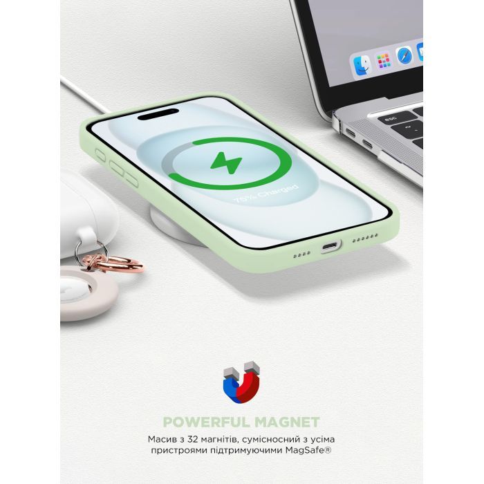 Чехол для мобильного телефона Armorstandart ICON2 MagSafe Apple iPhone 15 Sunshine (ARM77011) изображение 9