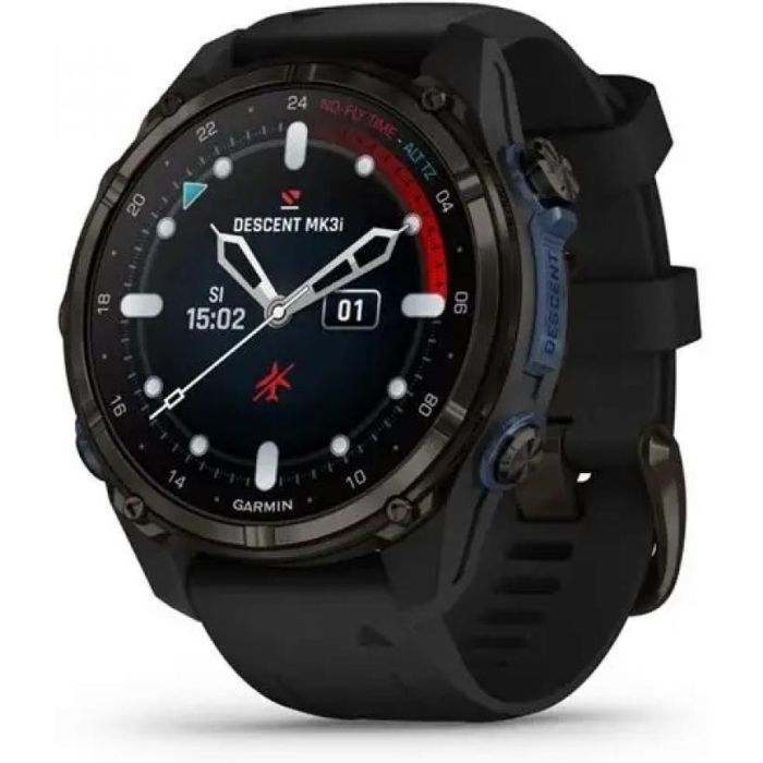 Смарт-часы Garmin Descent Mk3i, 43mm, Crbn Gry DLC Ti/Blk, Dive Computer, GPS дайвінг комп'ютер (010-02753-11)
