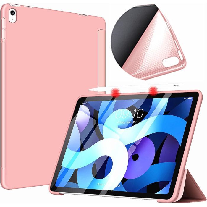 Чохол до планшета BeCover Tri Fold Soft TPU Silicone Apple iPad Air (4/5) 2020/2022 10.9" Pink (711133) зображення 2