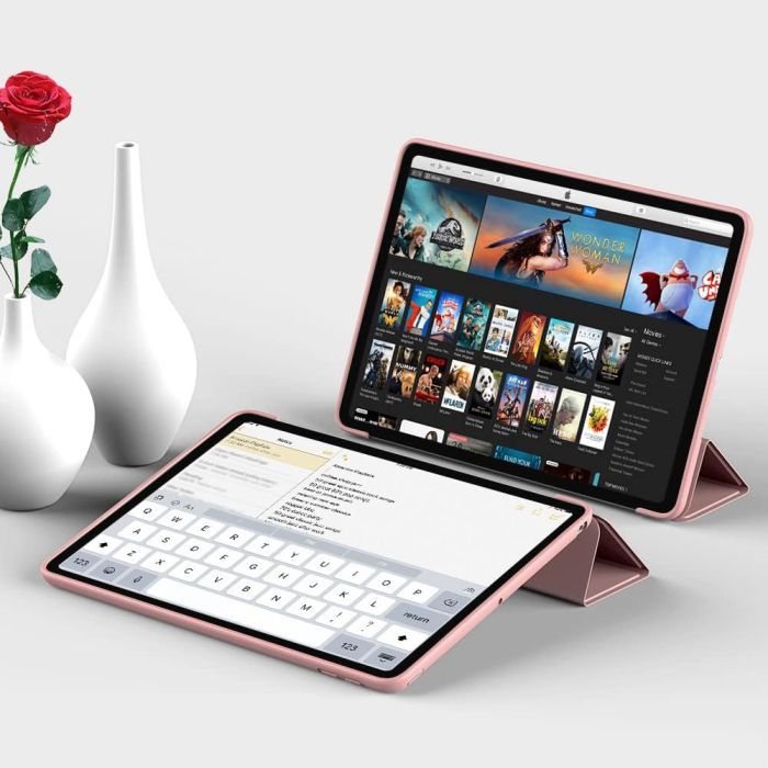 Чохол до планшета BeCover Tri Fold Soft TPU Silicone Apple iPad Air (4/5) 2020/2022 10.9" Pink (711133) зображення 6