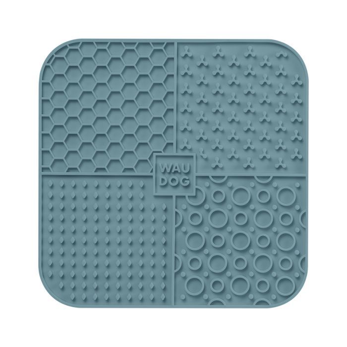 Универсальная посуда для животных WAUDOG Silicone Коврик для слизывания 19х19х1 см серый (235211) изображение 3