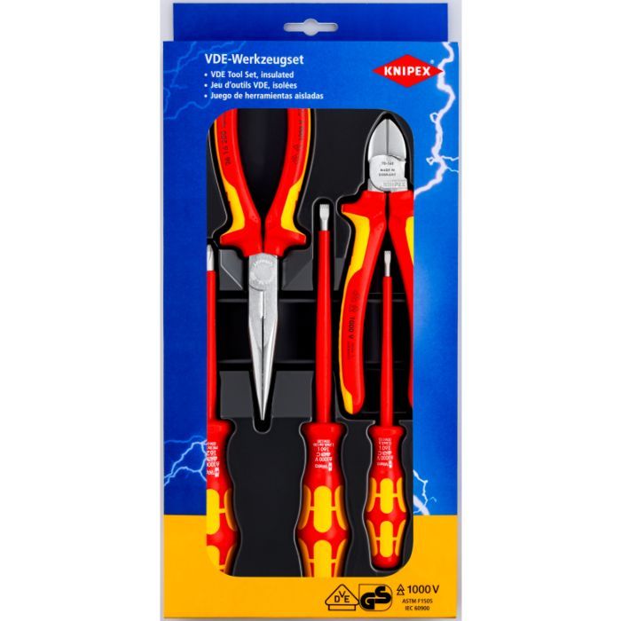 Набор инструментов KNIPEX диэлектрических (00 20 13) изображение 2