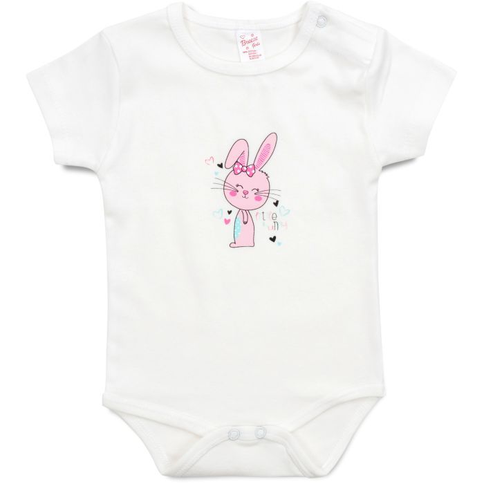 Боди детское Breeze LITTLE BUNNY (1103-86G-creampink)