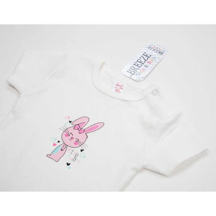 Боди детское Breeze LITTLE BUNNY (1103-86G-creampink) изображение 3