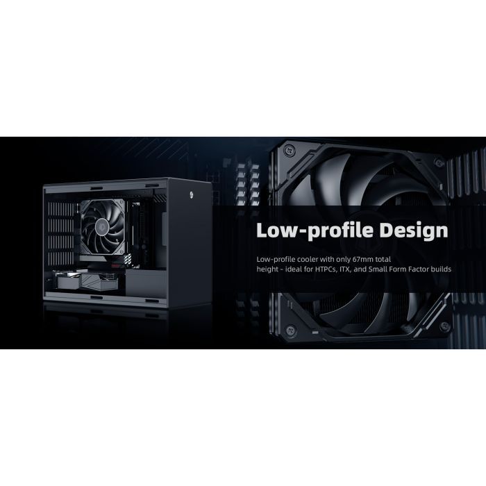 Кулер до процесора ID-Cooling IS-67-XT Black зображення 9
