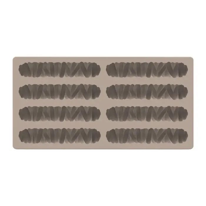 Форма для шоколада Silikomart Kit Bar Sisma 120x25 h10 мм, 117x22 h12.5, 29 мл x 8 (CH028 - KIT BAR SISMA) изображение 2