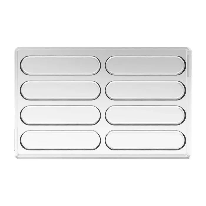 Форма для шоколада Silikomart Kit Bar Sisma 120x25 h10 мм, 117x22 h12.5, 29 мл x 8 (CH028 - KIT BAR SISMA) изображение 3