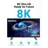 Кабель мультимедійний HDMI to HDMI 1.5m V2.1 8K 60Hz PVC Vention (AANBG) зображення 4
