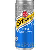 Напиток Schweppes Clear Lemonade Безалкогольный сильногазированный 330 мл (5449000134172)
