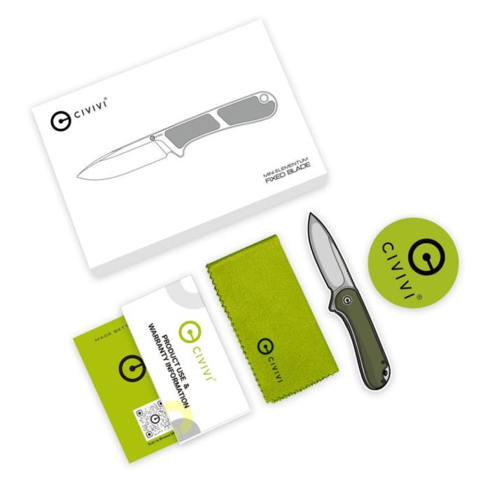 Нож Civivi Mini Elementum Fixed Blade G10 (C23010-1) изображение 8