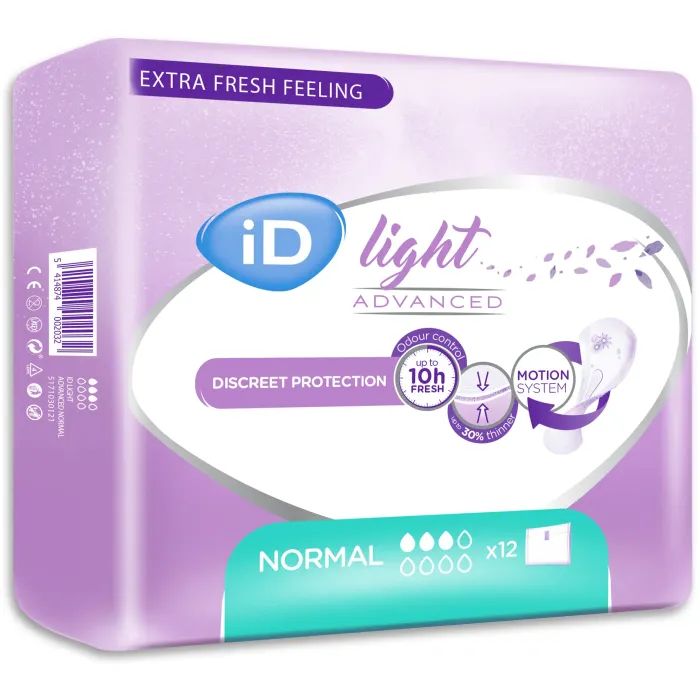 Урологические прокладки ID Light Normal 12 шт. (5414874002032) изображение 2