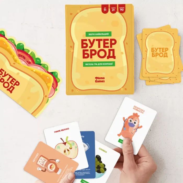 Настільна гра Memo Games Бутерброд (укр.) (0026-1) зображення 3