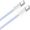 Дата кабель USB-C to USB-C 1.0m 60W 3.0А purple ColorWay (CW-CBPDCC061-PU) зображення 2