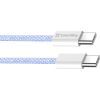 Дата кабель USB-C to USB-C 1.0m 60W 3.0А purple ColorWay (CW-CBPDCC061-PU) зображення 3