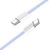 Дата кабель USB-C to USB-C 1.0m 60W 3.0А purple ColorWay (CW-CBPDCC061-PU) зображення 4
