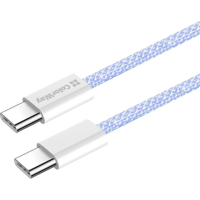 Дата кабель USB-C to USB-C 1.0m 60W 3.0А black ColorWay (CW-CBPDCC061-BK) зображення 6