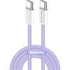 Дата кабель USB-C to USB-C 1.0m 60W 3.0А purple ColorWay (CW-CBPDCC061-PU)
