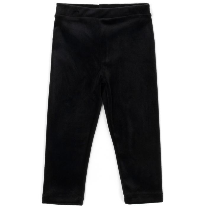 Лосины детские Lovetti велюровые (9103-122G-black)