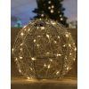 Прикраса декоративна Luca Lighting Куля Срібна D25 см 30 led (8718861660951) зображення 3