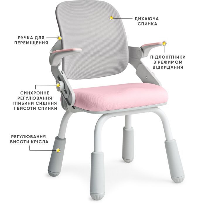 Дитяче крісло Mealux Neo Air Static Grey (Y-306 G) зображення 2