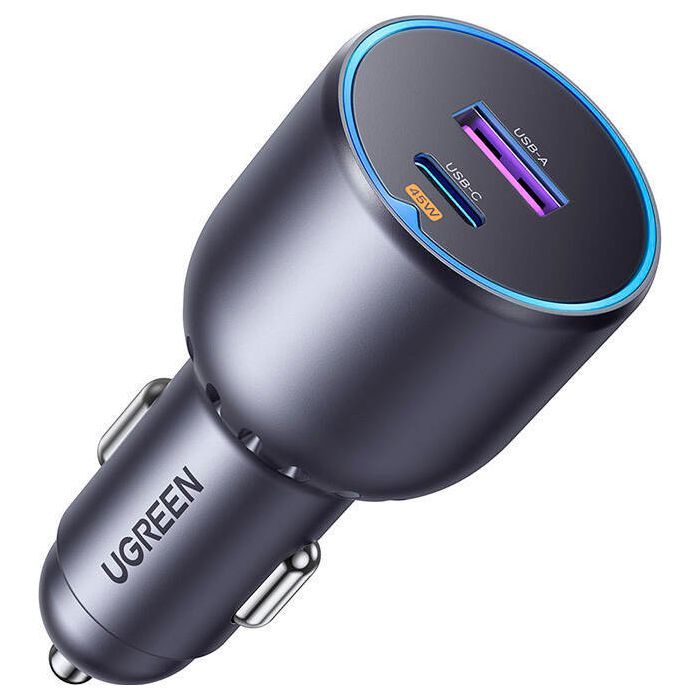 Зарядний пристрій Ugreen 2xUSB 63W (USB-C+USB-A) QC3.0 (EC701) (35023) зображення 2