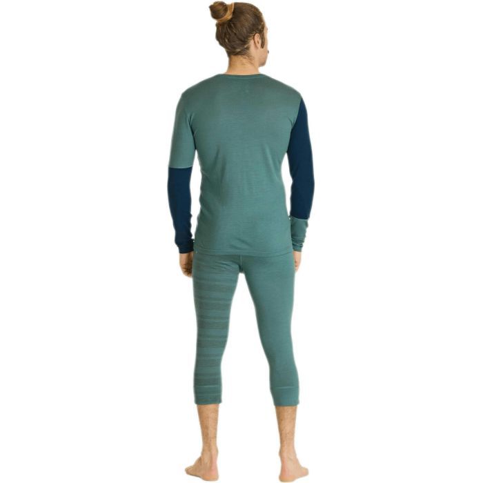 Термокофта Ortovox 185 Rock'n'Wool Long Sleeve Mns pacific green - M - бірюзовий (025.001.0155) зображення 3