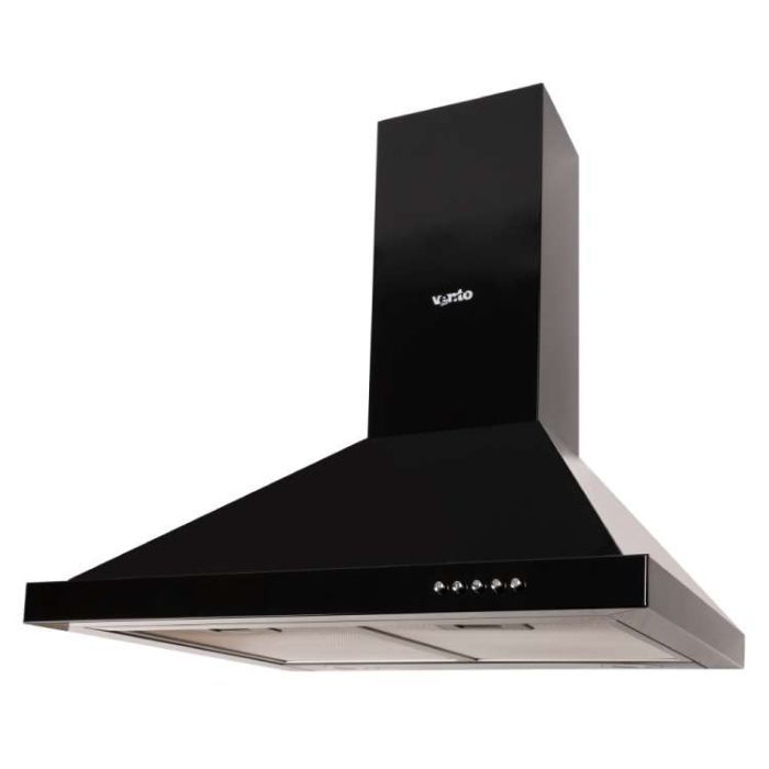 Вытяжка кухонная Ventolux LAZIO 60 BK (1000) LED изображение 2