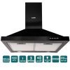 Вытяжка кухонная Ventolux LAZIO 60 BK (1000) LED изображение 3
