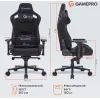 Кресло игровое GamePro GC900B Size XL Fabric Black (GC900B) изображение 12