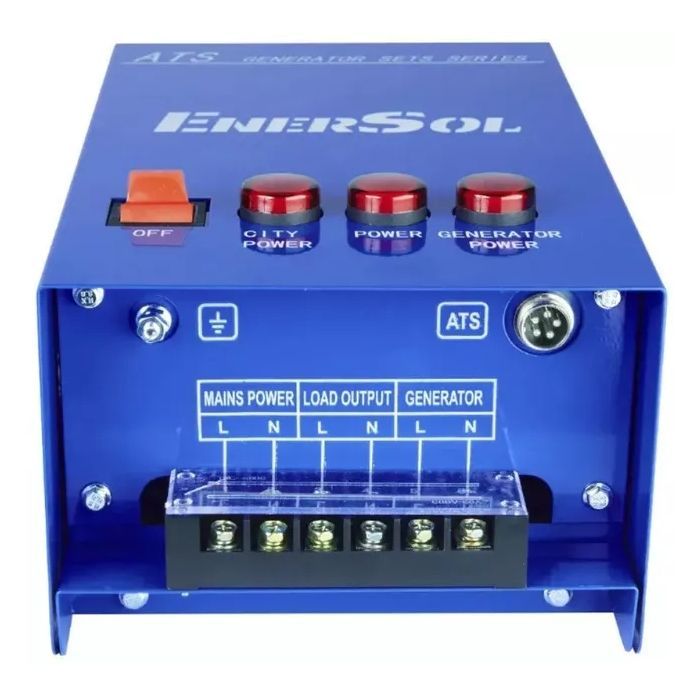 Автоматический ввод резерва (АВР) Enersol для SKDS-*(однофазных) 18.0kW, 6 пенов, 5 кг (EATS-15DS6) изображение 4