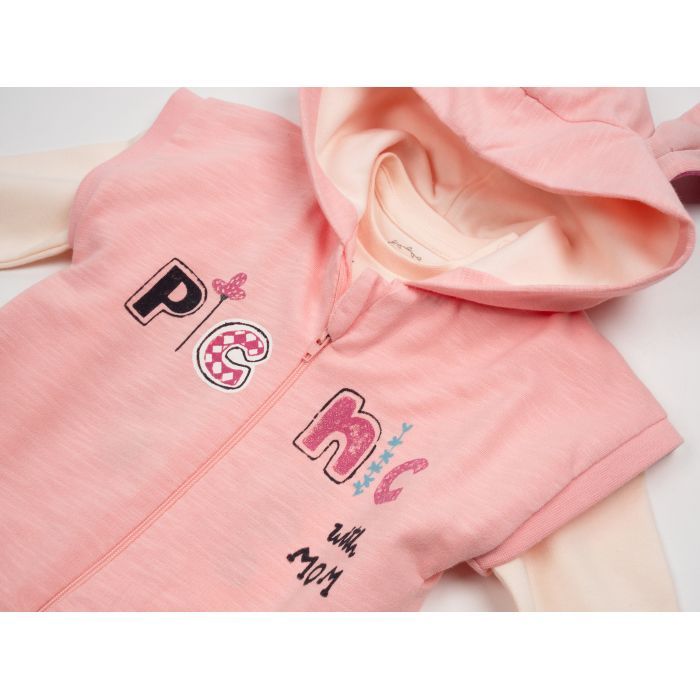 Набір дитячого одягу Tongs з жилетом (4054-74G-pink) зображення 9