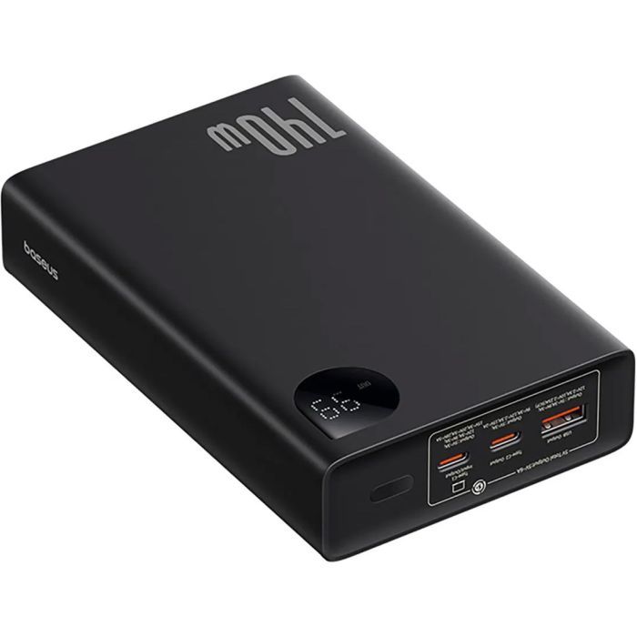 Батарея универсальная Baseus Adaman Metal Digital Display 24000mAh 140W, Black (P10021508113-00) (P10021507112-02) изображение 3
