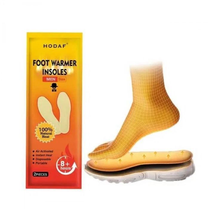 Хімічна грілка Hodaf для ніг розмір 25,2х8,6 см до 8 годин (Foot Warmer Men) зображення 3