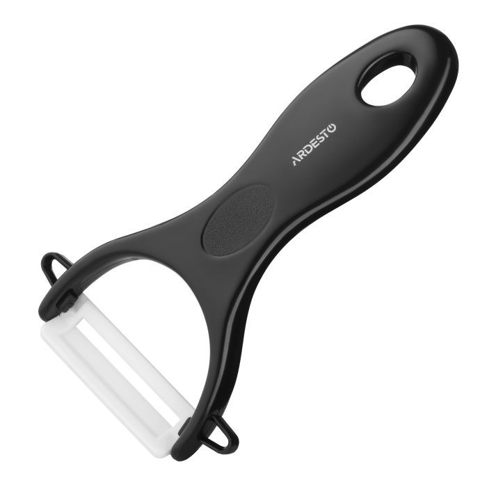 Овочечистка Ardesto Fresh, кераміка, пластик, чорний (AR8340B) зображення 2