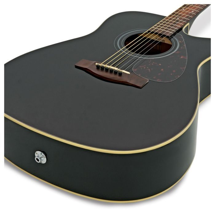 Гітара електроакустична Yamaha FX370C Black зображення 2