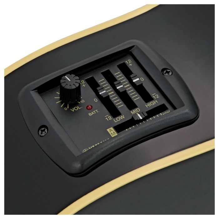 Гітара електроакустична Yamaha FX370C Black зображення 3