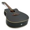Гітара електроакустична Yamaha FX370C Black зображення 6