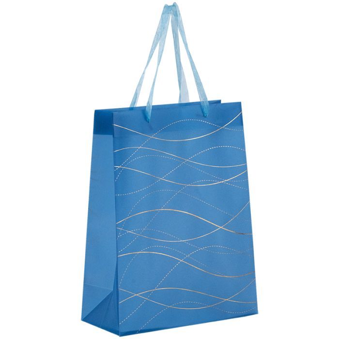 Подарочный пакет Axent пластиковый Waves-2, 25х19 см (8503-30-A) изображение 2