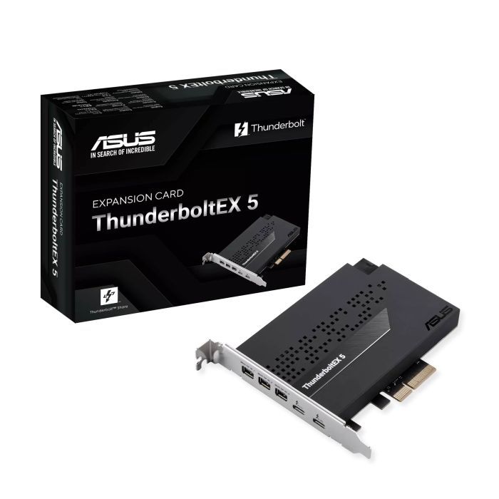 Плата расширения ASUS ThunderboltEX 5 USB Type-C PCIe 4.0 X4 Expansion Card (90MC0E50-M0EAY0) изображение 10