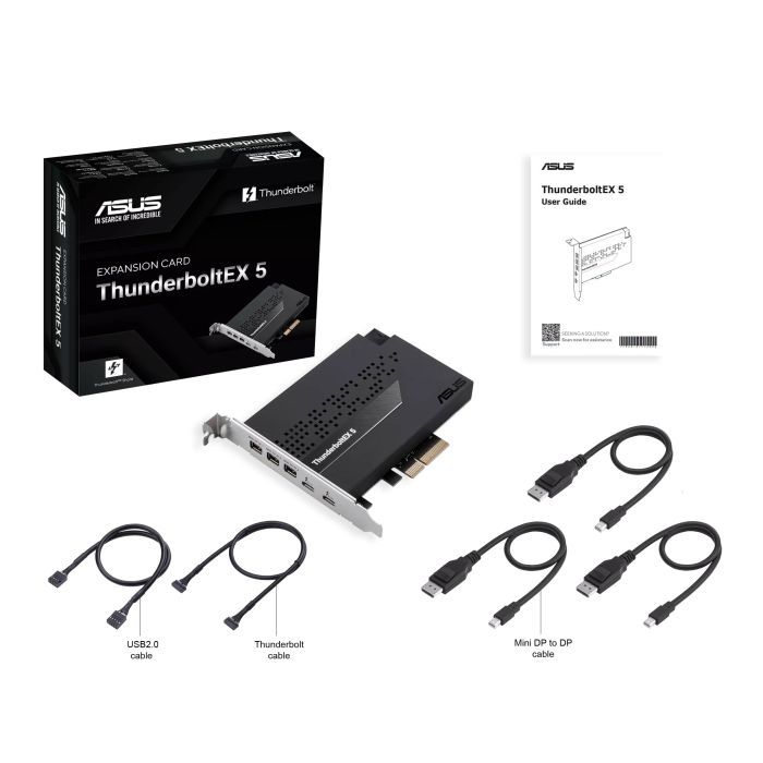 Плата расширения ASUS ThunderboltEX 5 USB Type-C PCIe 4.0 X4 Expansion Card (90MC0E50-M0EAY0) изображение 2