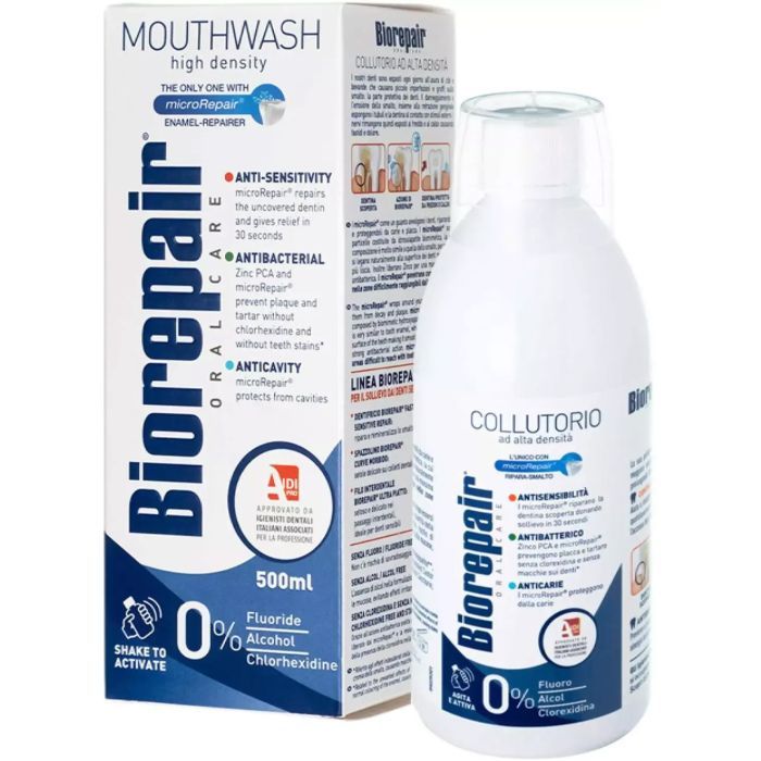 Ополаскиватель для полости рта Biorepair Plus Профессиональная защита и восстановление 500 мл (8017331025925)