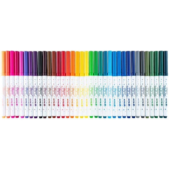 Фломастери Kite Creative Superwashable 36 кольорів (K-1154) зображення 2