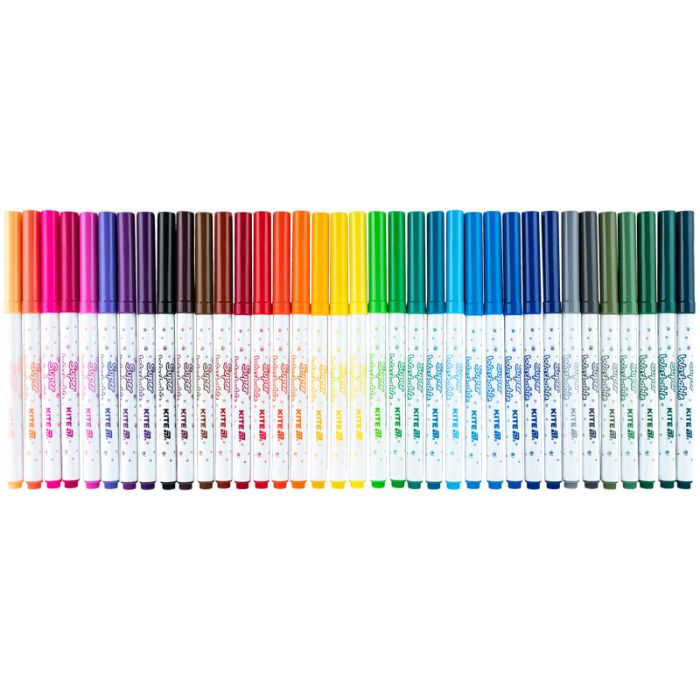Фломастеры Kite Creative Superwashable 36 цветов (K-1154) изображение 2