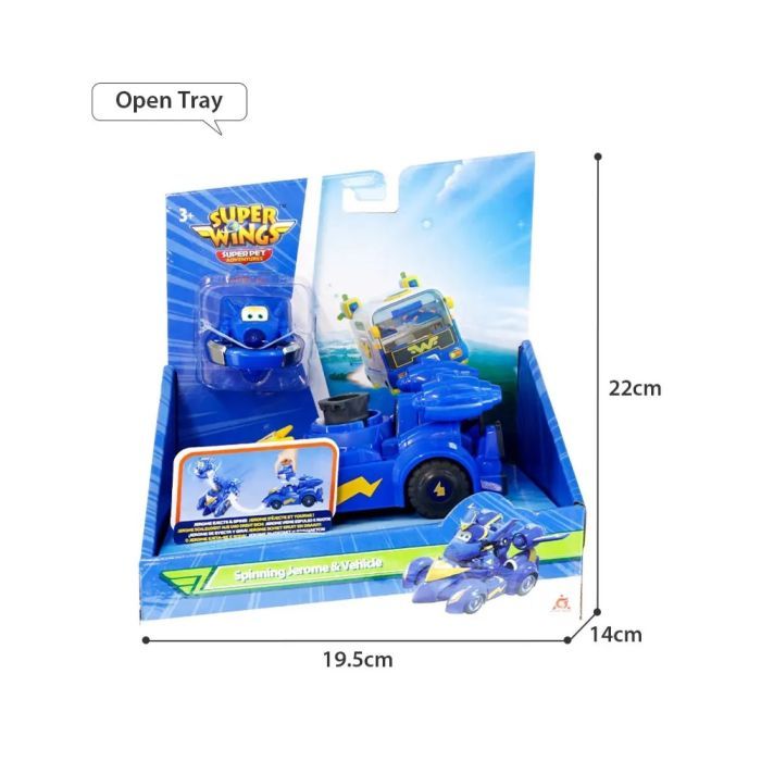 Ігровий набір Super Wings Spinning Vehicle Джером (Jerome) (EU770330) зображення 8
