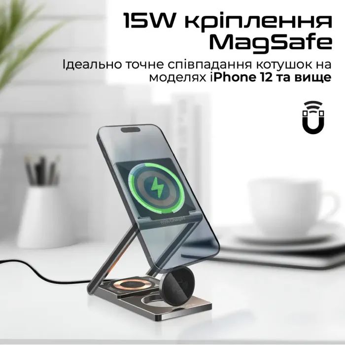 Зарядное устройство Promate lucidfold-trio изображение 4
