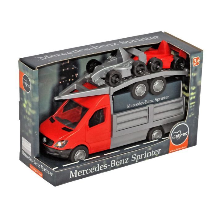 Спецтехніка Tigres Mercedes-Benz Sprinter бортовий з лафетом (білий) (39670)