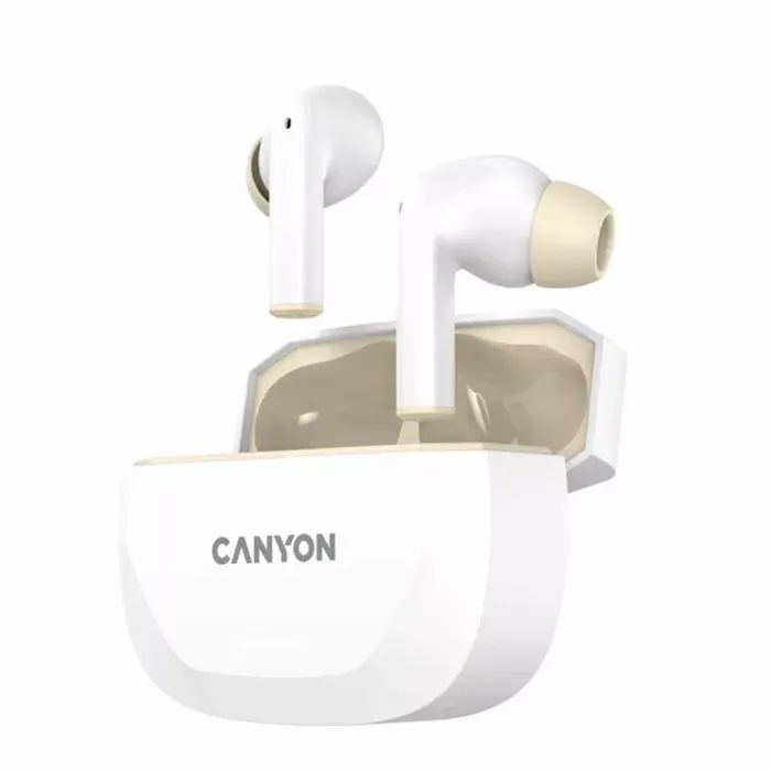 Наушники Canyon Hexagon 7 TWS ANC+ENC Wireless Charge Black/Yellow (CNS-TWS7BY) изображение 3