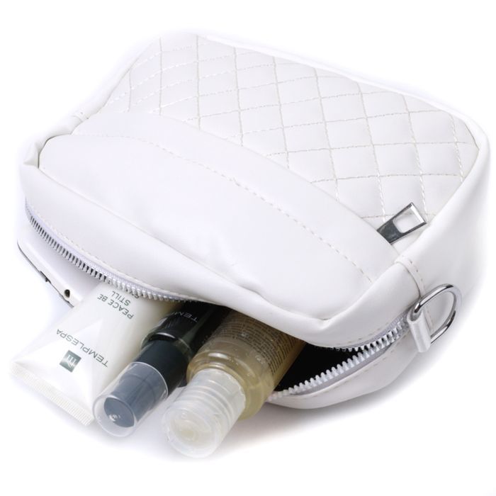 Сумка Vintage С монетницей из экокожи Белая (22798) изображение 8