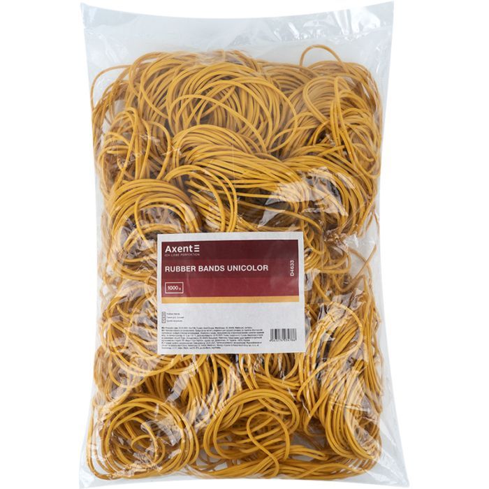 Резинки для грошей Axent Unicolor, 1000 г (D4633) зображення 2