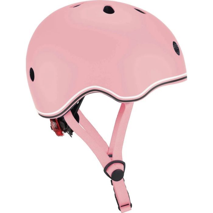 Шлем Globber Go up lights 45-51см пастельний рожевий, з ліхтариком (506-210) изображение 2